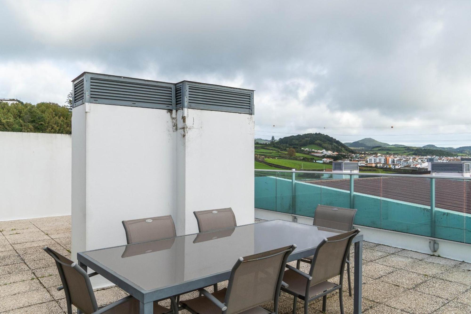 Rooftop Terrace Apartment Pdl Понта-Делгада Экстерьер фото
